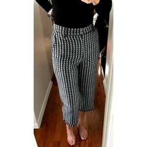 Walter Baker Brynn Pant Twilight Tweed Black Multi color wide leg size 4